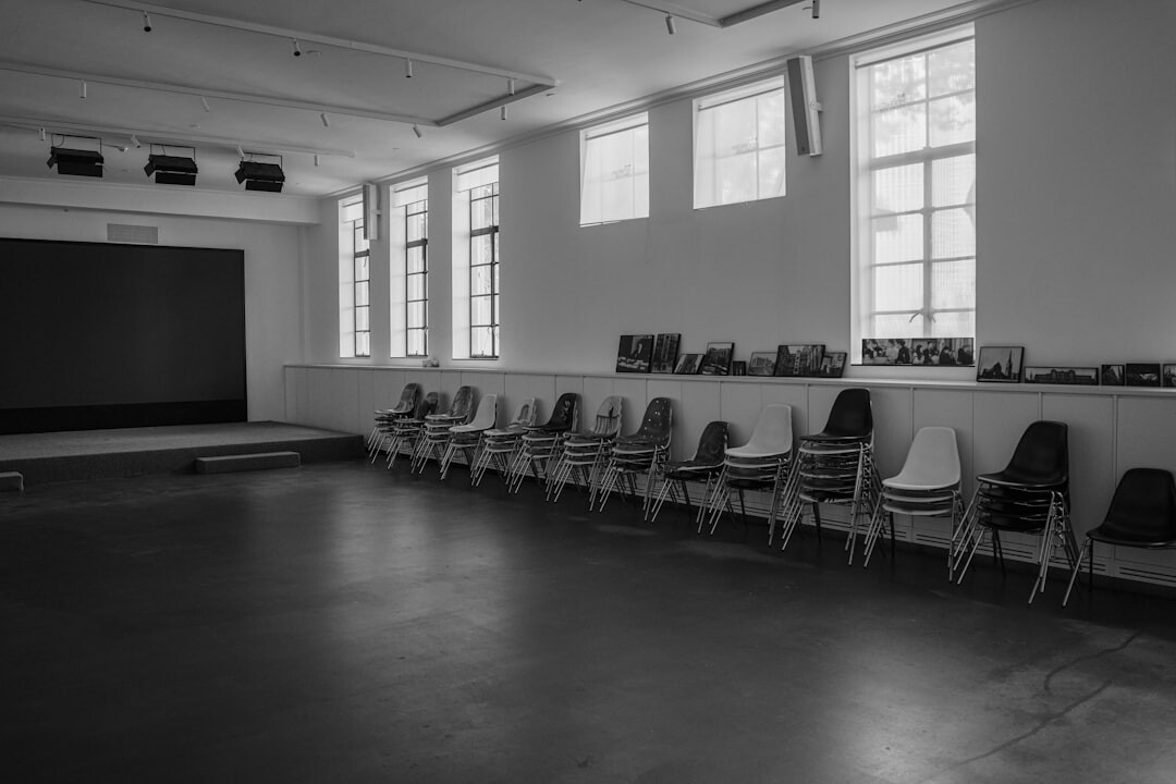 Modern conference hall with audience